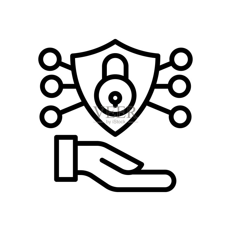 矢量保护条款图标,标志图标素材