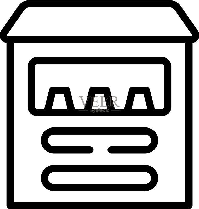 彩弹训练目标图标轮廓图标素材