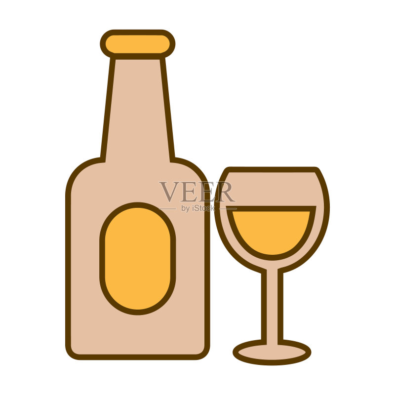 酒精、瓶子、甜点图标图标素材