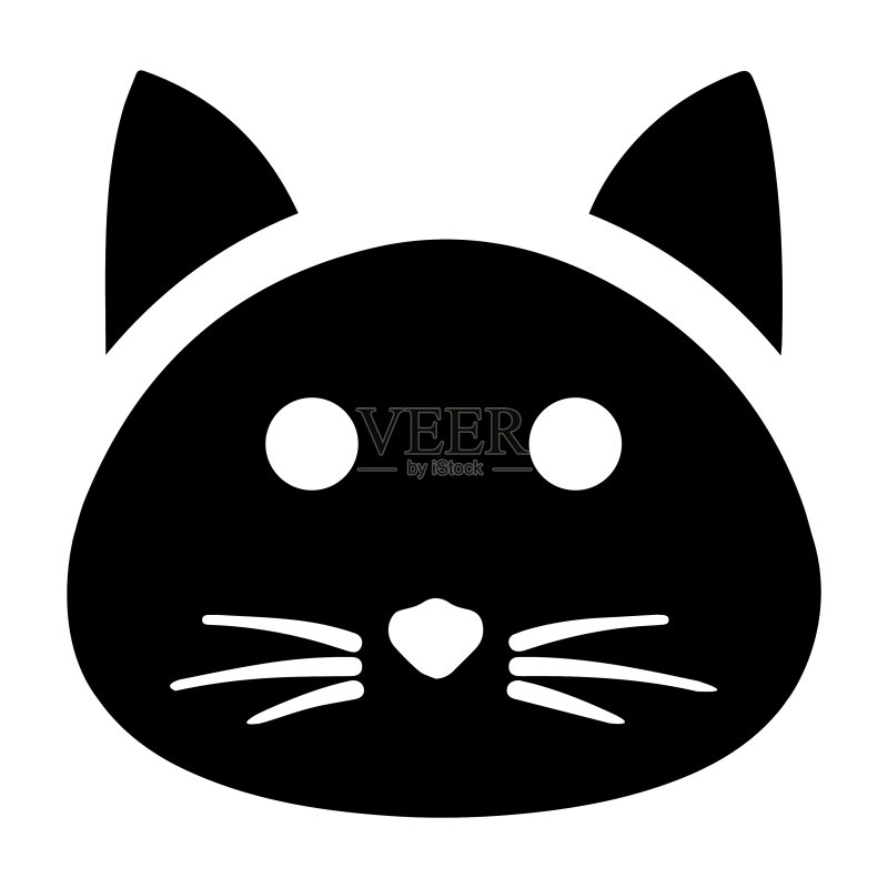 猫脸图标图标素材