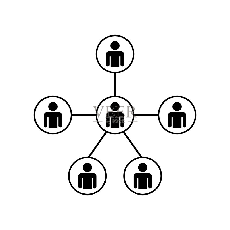 网络人物商务图标矢量图图标素材