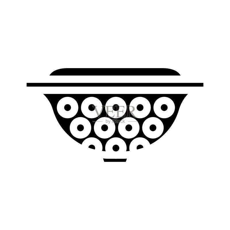 水槽过滤器家居内饰标志图标矢量插图图标素材