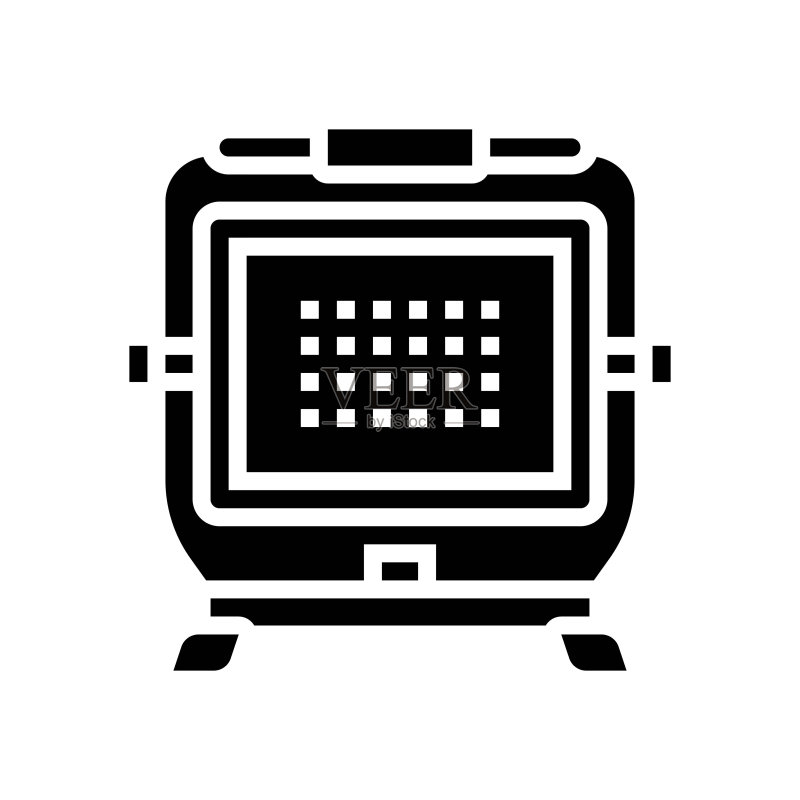 LED工作灯车库工具矢量图标插图图标素材