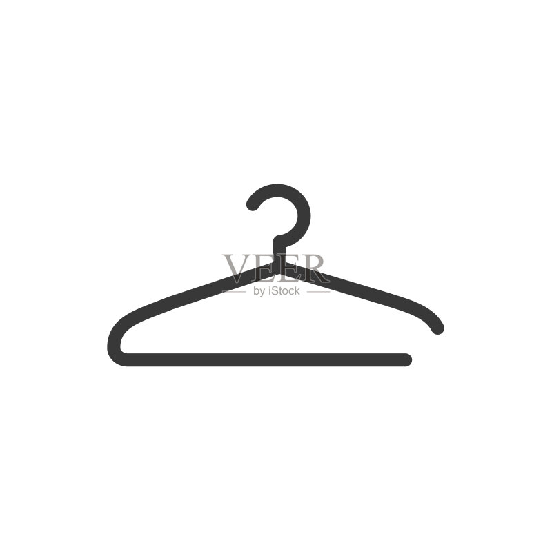 服装衣架矢量图标图标素材
