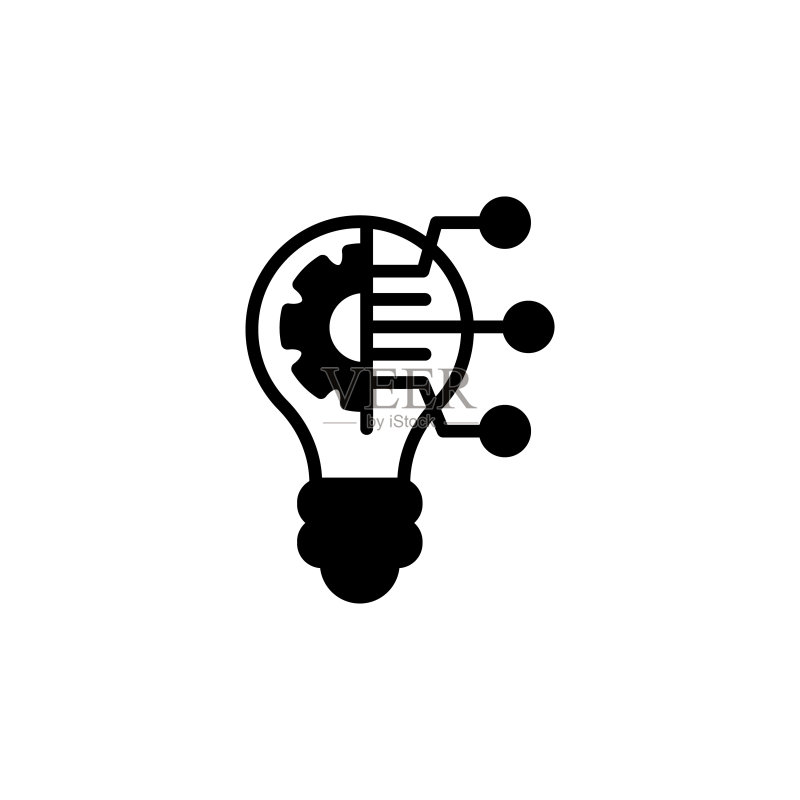 矢量图中的小鸟图标。标志图标素材