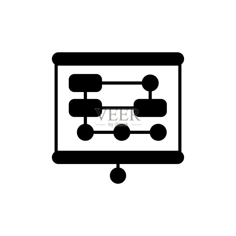 矢量战略流程图标标志图标素材