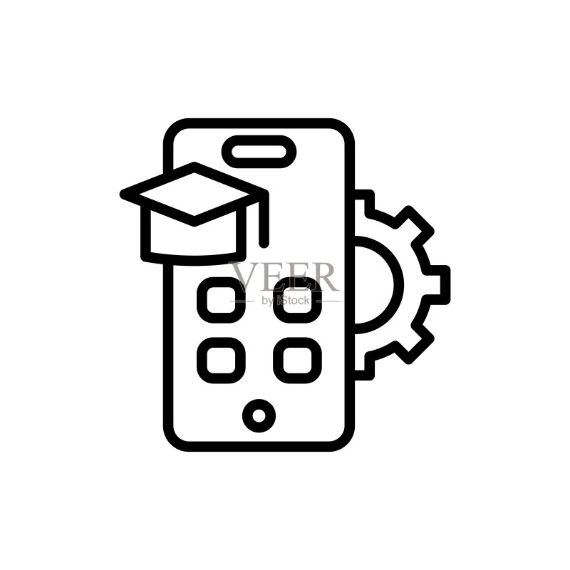 矢量教育App图标,标志设计图标素材