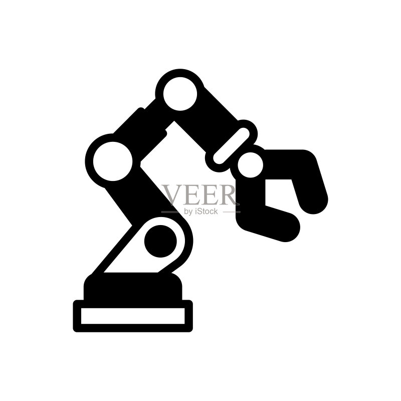 矢量机械臂图标.标志图标素材