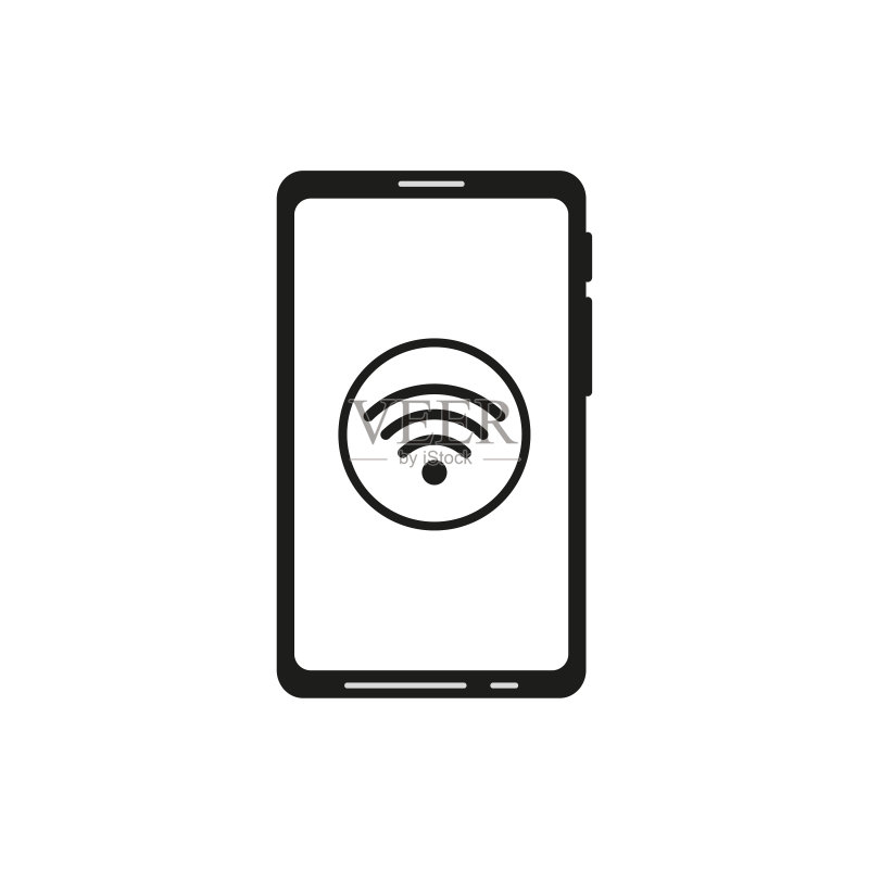手机屏幕WiFi图标矢量素材图标素材