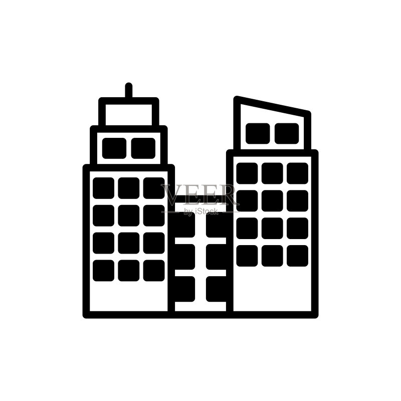 矢量商业地产图标标志图标素材