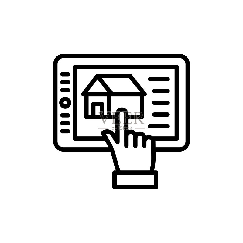 选择主页图标矢量图图标素材