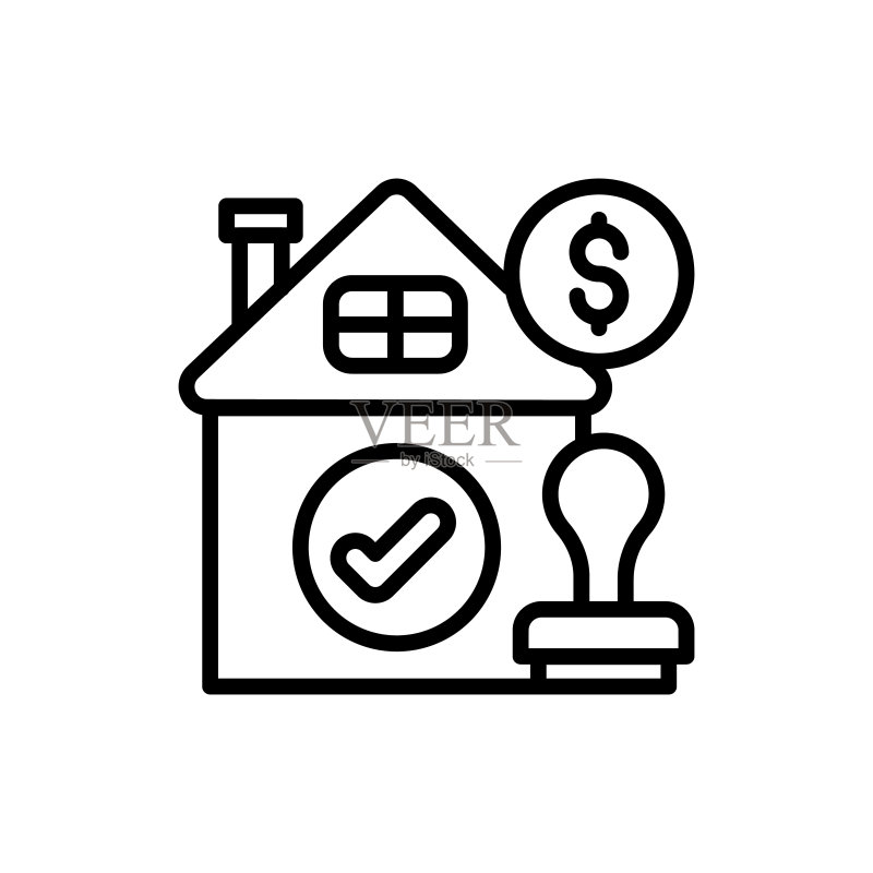住房贷款批准图标图标素材