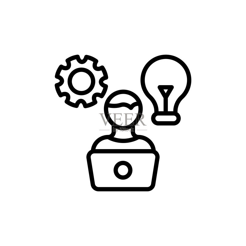 矢量智能办公图标图标素材