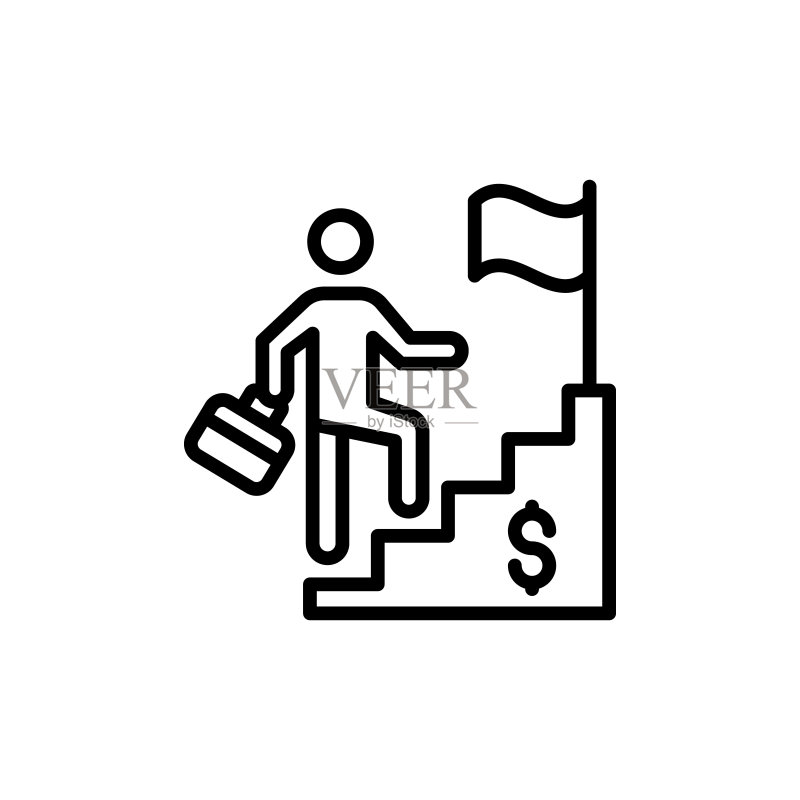 矢量职业发展图标标志图标素材