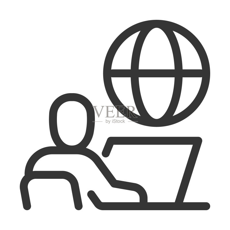 完美的像素,可编辑的笔画,向上可伸缩,线,矢量blop图标。图标素材
