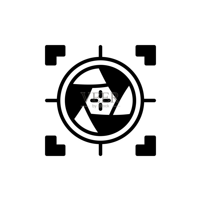 矢量相机变焦图标标志图标素材
