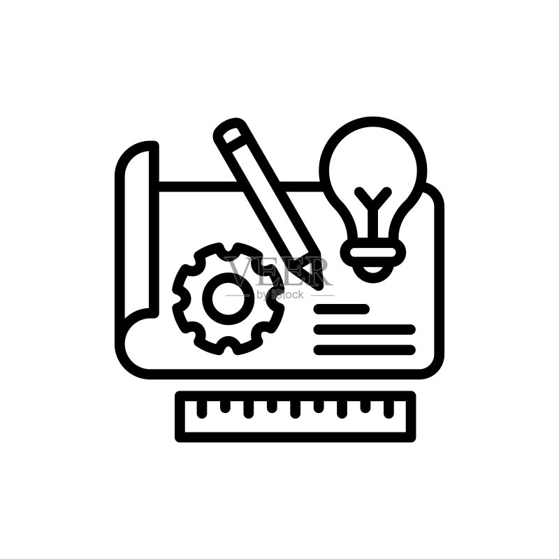 矢量原型图标。标志图标素材