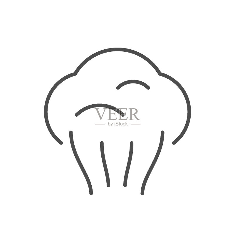 气味或蒸汽线型图标图标素材