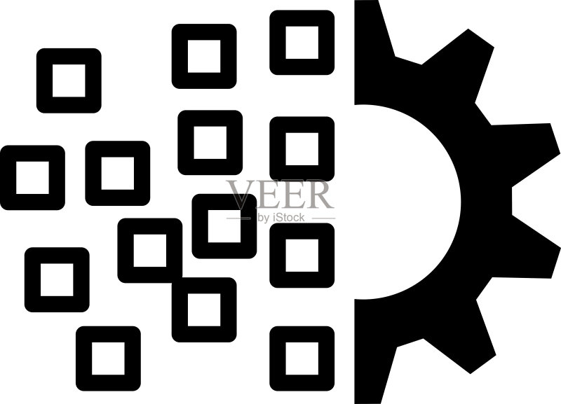 数字化转型矢量图标图标素材