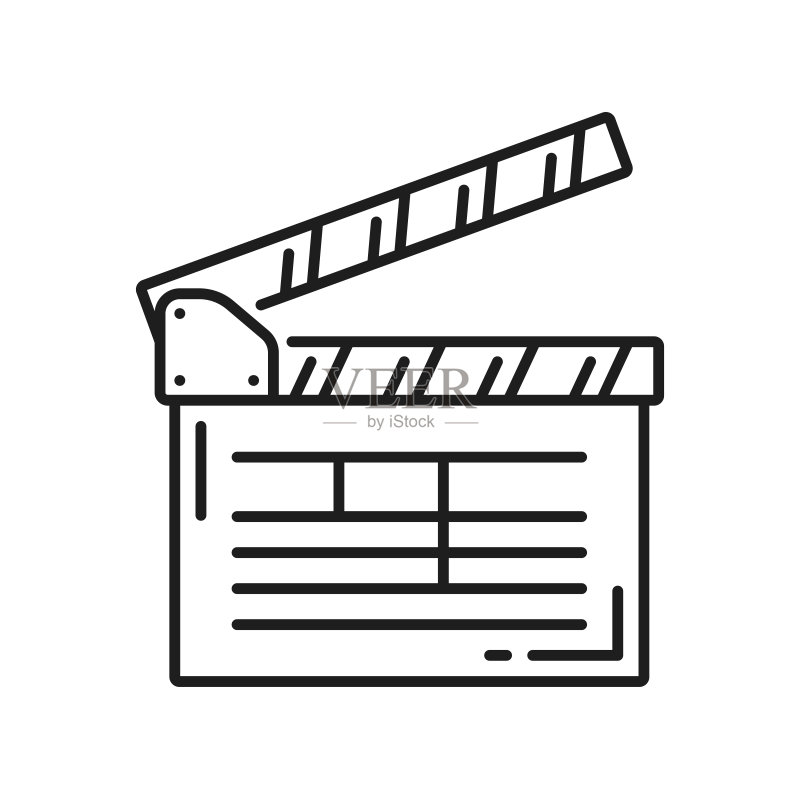 电影制作场记板桌面图标图标素材