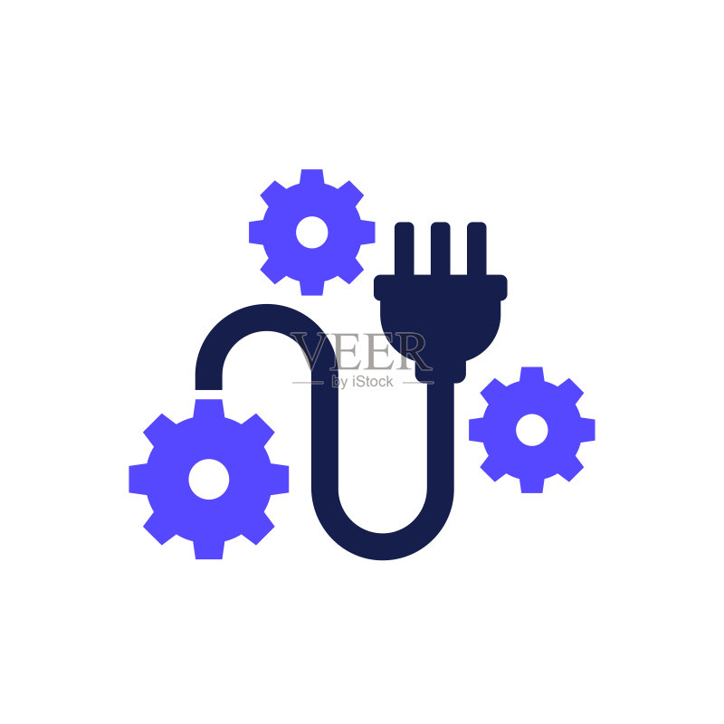 健身,健康,健身房时尚图标上的圆圈图标素材