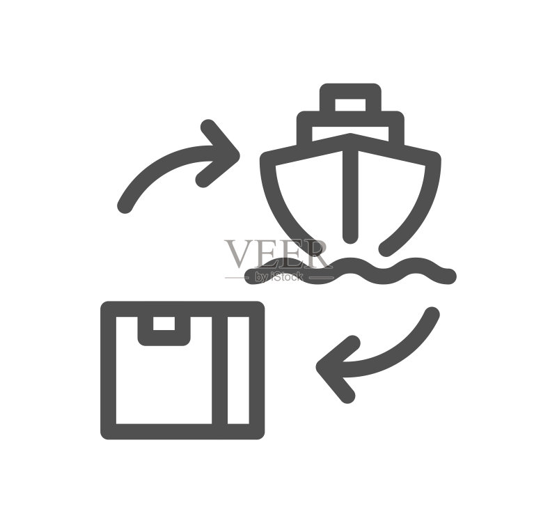 物流相关图标图标素材