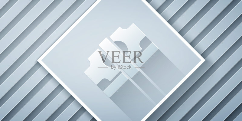 剪纸风格纸币现金堆叠图标图标素材