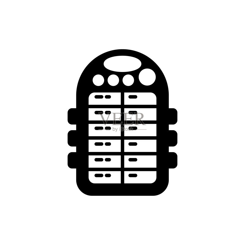 矢量便携式充电器图标.标志图标素材