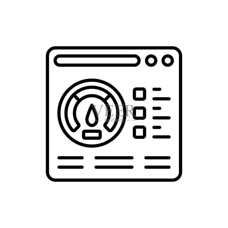 矢量互联网速度图标标志图标素材