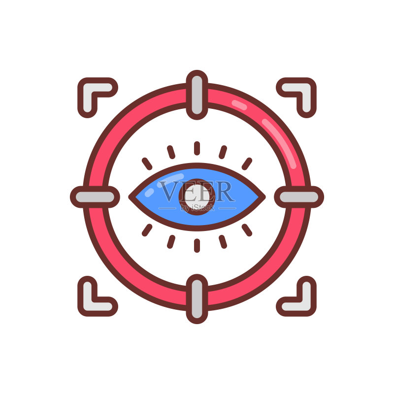 保持专注图标矢量图,标志图标素材