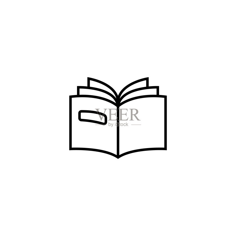 书籍线条图标,logo矢量素材图标素材