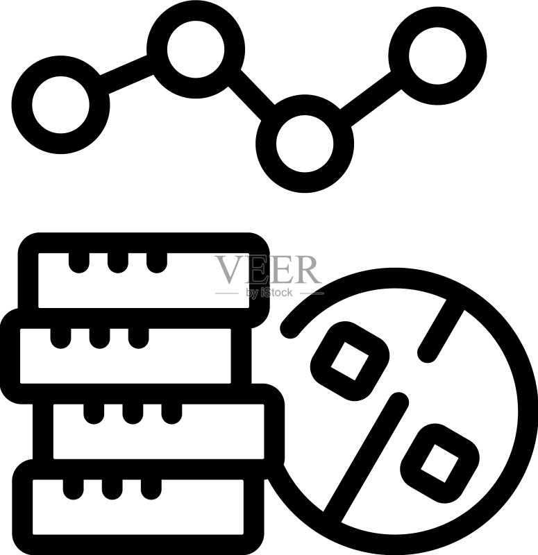 信用货币图标轮廓纳税申报表图标素材