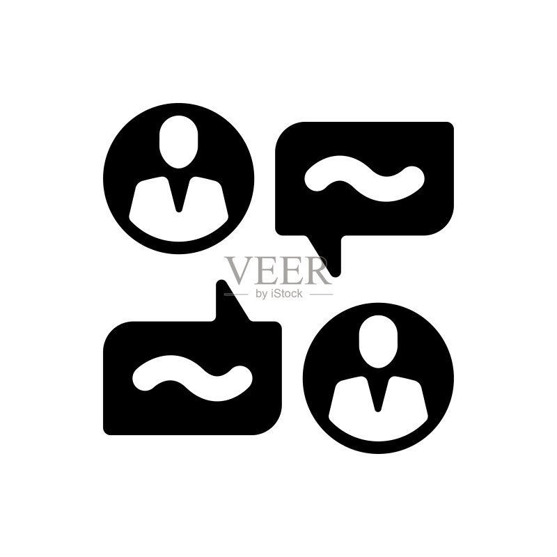 聊天或沟通图标图标素材