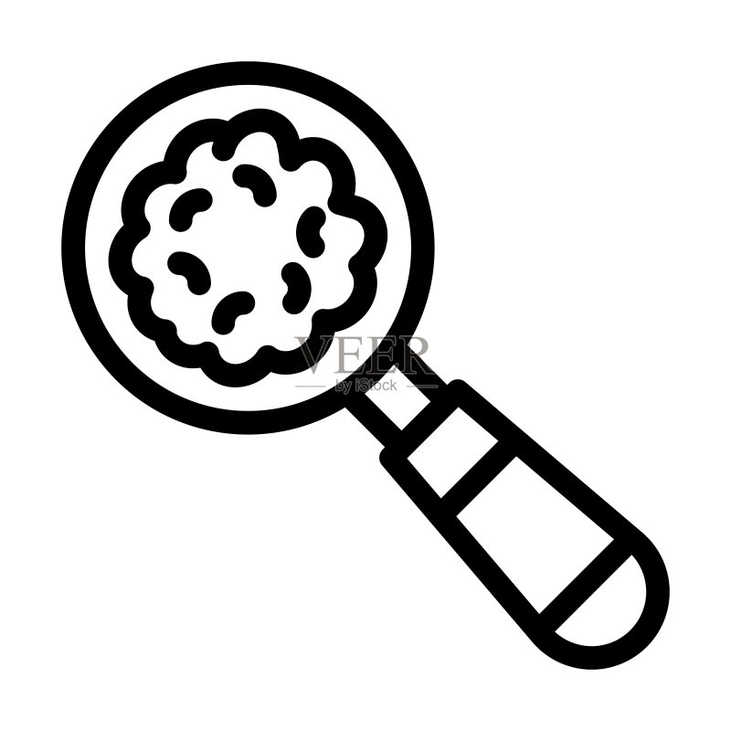 个人智能搜索粗线条图标图标素材