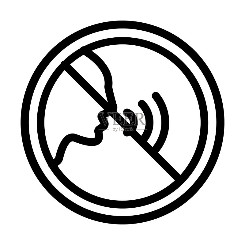 个人使用的安静粗线条图标图标素材