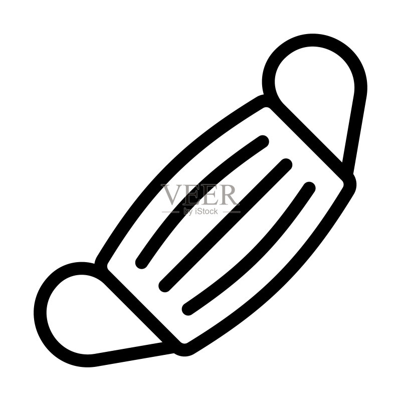 个人和商业用途的面具粗线条图标图标素材