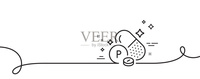 磷矿物线图标化学元素P图标素材