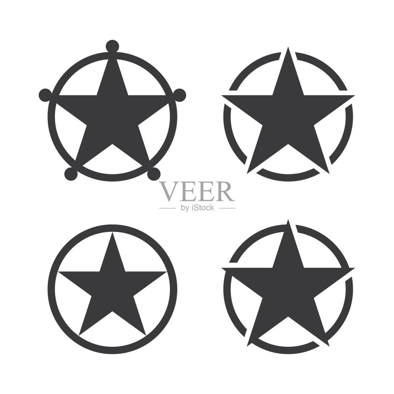 星形图标合集矢量图图标素材