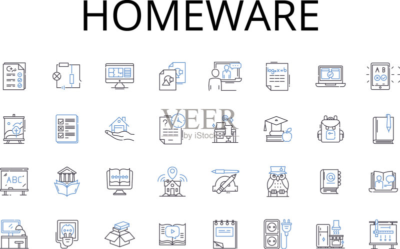 家居用品系列图标:炊具图标素材