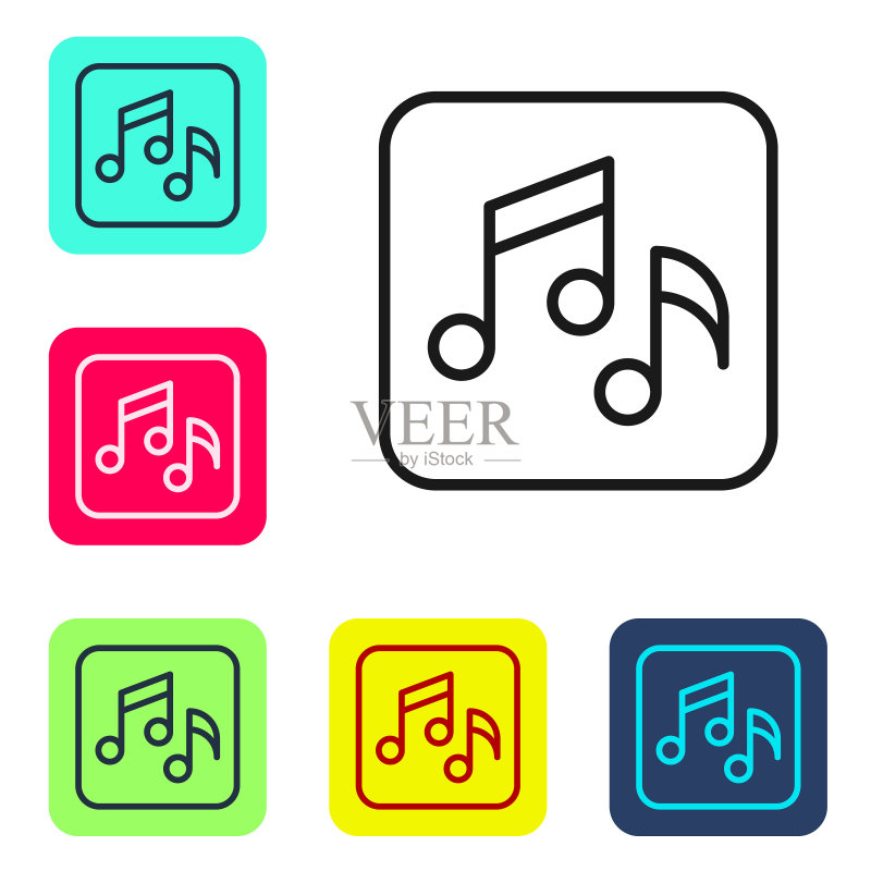 音乐符号图标图标素材