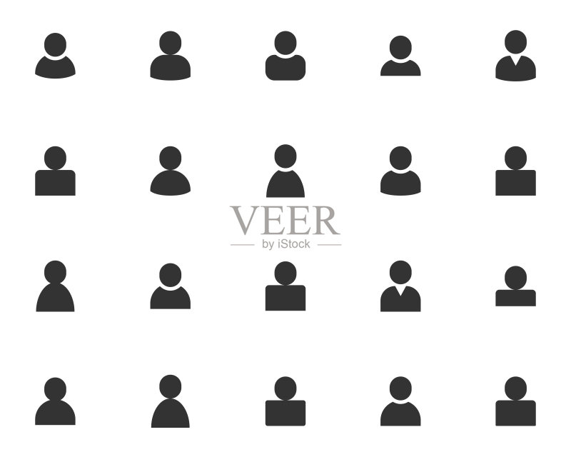 用户图标、身份、人物合集图标素材