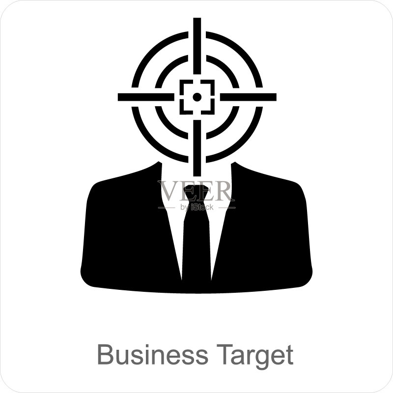 商业目标图标概念图标素材