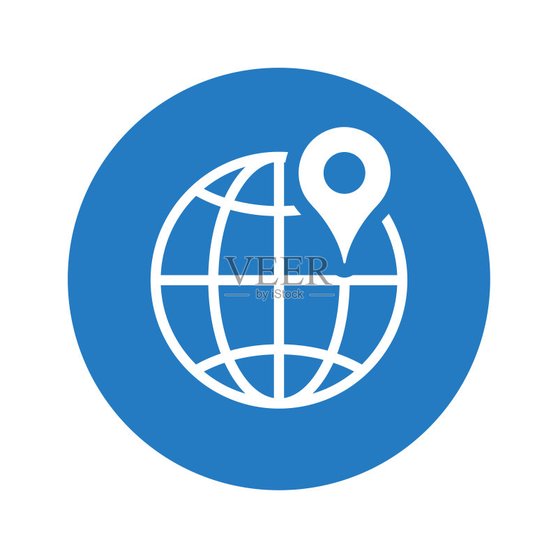 地球仪、GPS、地图、SEO、定位图标图标素材