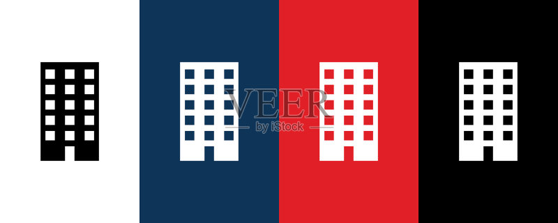网页和移动设备建筑图标图标素材