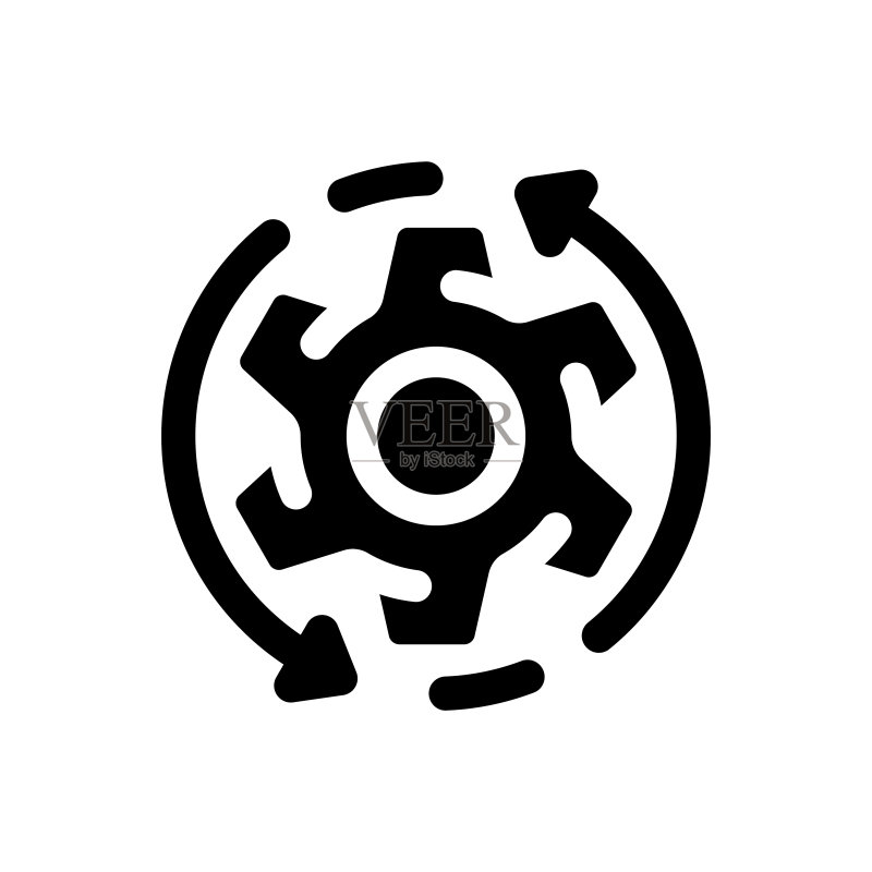 工作周期或系统集成图标图标素材