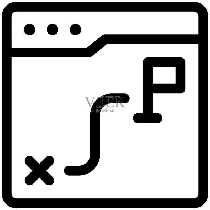 马拉松相关路线图标矢量素材图标素材