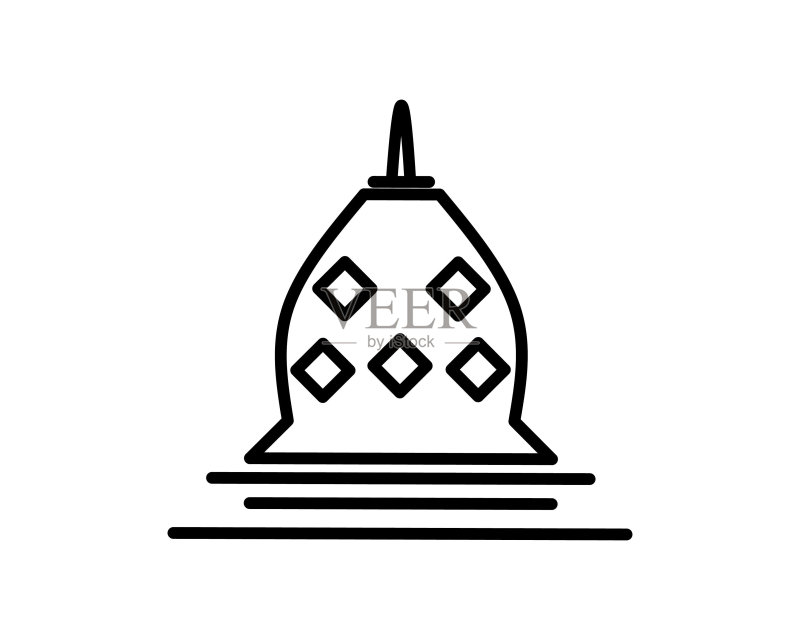 婆罗浮屠佛塔寺庙图标图标素材