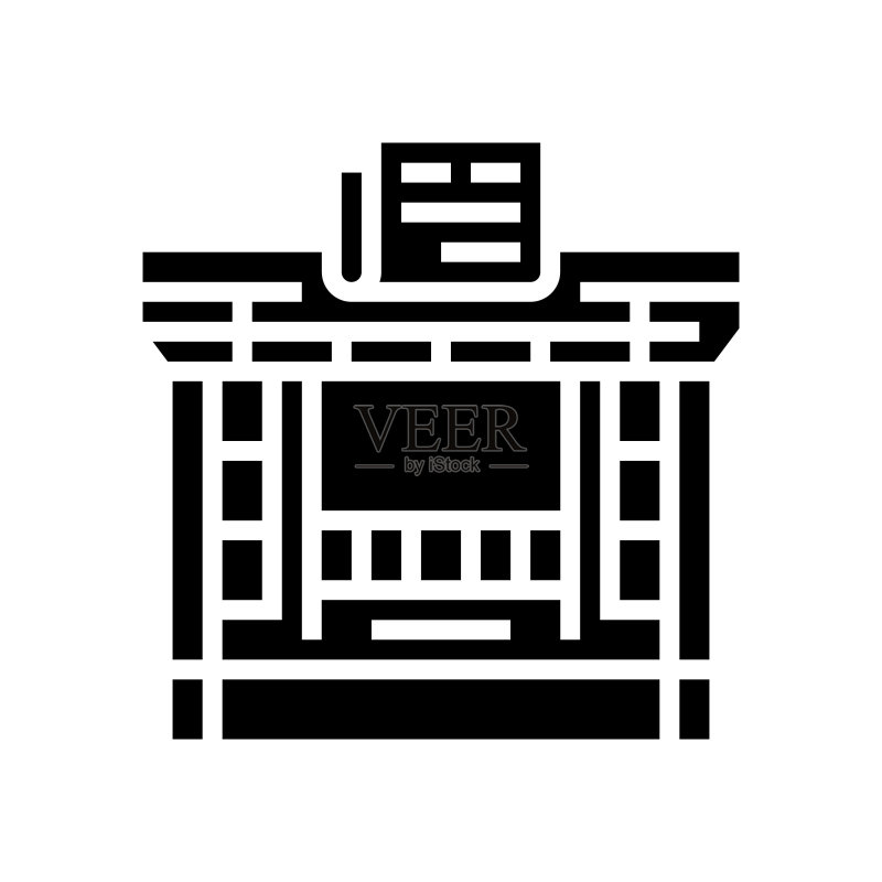 报摊新闻媒体标志图标矢量图图标素材