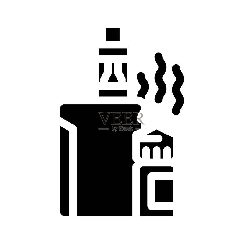 蒸汽气味标志符号矢量图图标素材