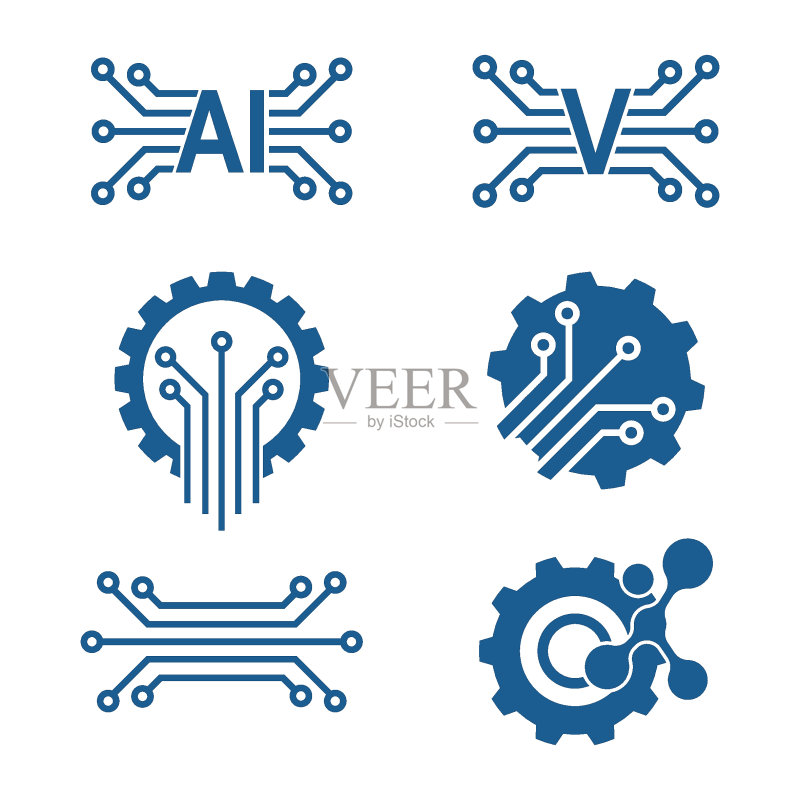 电路logo图标图标素材
